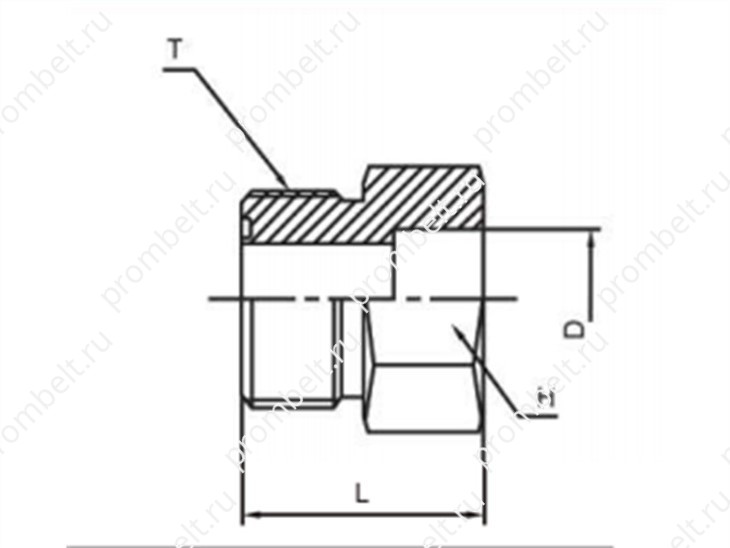Заглушка ORFS с наружной резьбой 1/4″–2″ из SS304 и SS316L