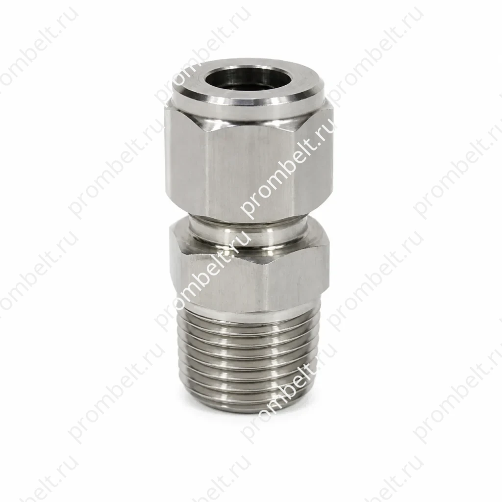 Соединитель трубка–NPT с наружной резьбой серии N2404, SS304/SS316/SS316L