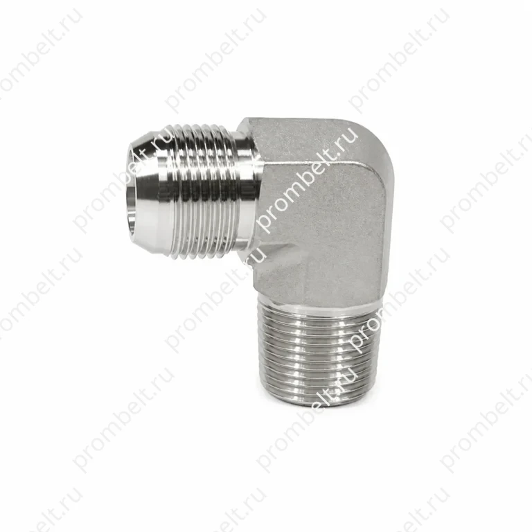 Угловой переходник 90° Q1ST9 BSPP с конусом 60° на BSPT, SS304/SS316/SS316Ti