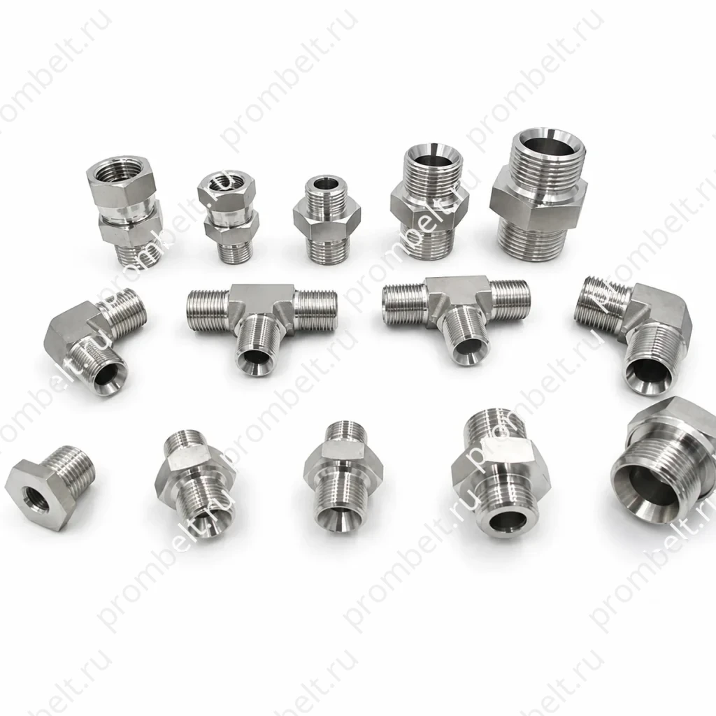 Гидравлические фитинги BSP из нержавеющей стали SS 304, SS 316L, SS 316Ti