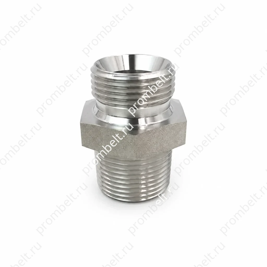 Переходной ниппель NPT–BSP с наружной резьбой, 1/4″–2″, SS304/SS316L