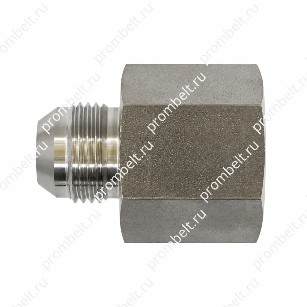 Прямой переходник JIC–NPTF SAE № 070203 из нержавеющей стали 304/316/316L