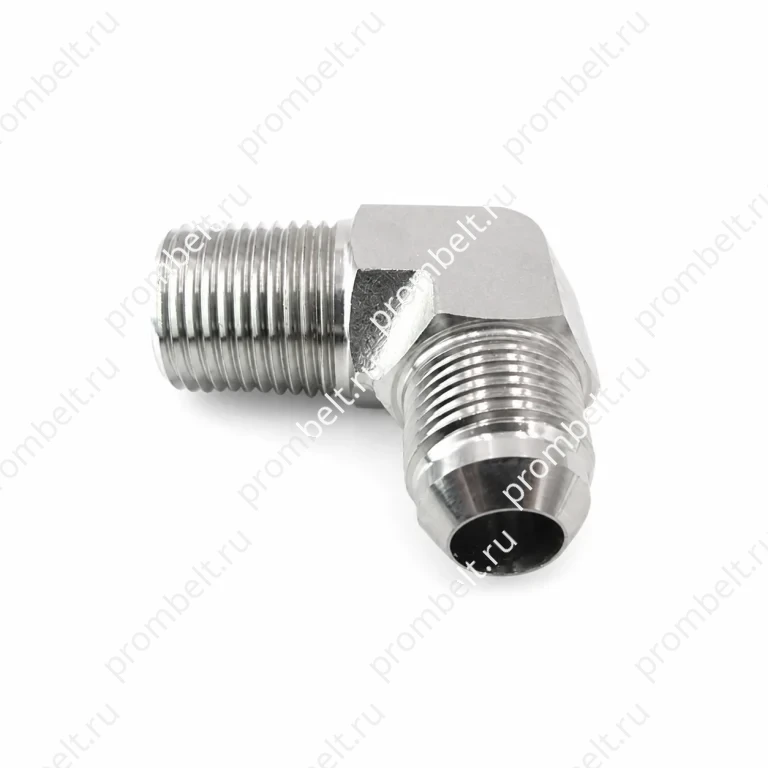 Угловой переходник 90° JIC–NPTF 2501 SAE № 070202 из нержавеющей стали
