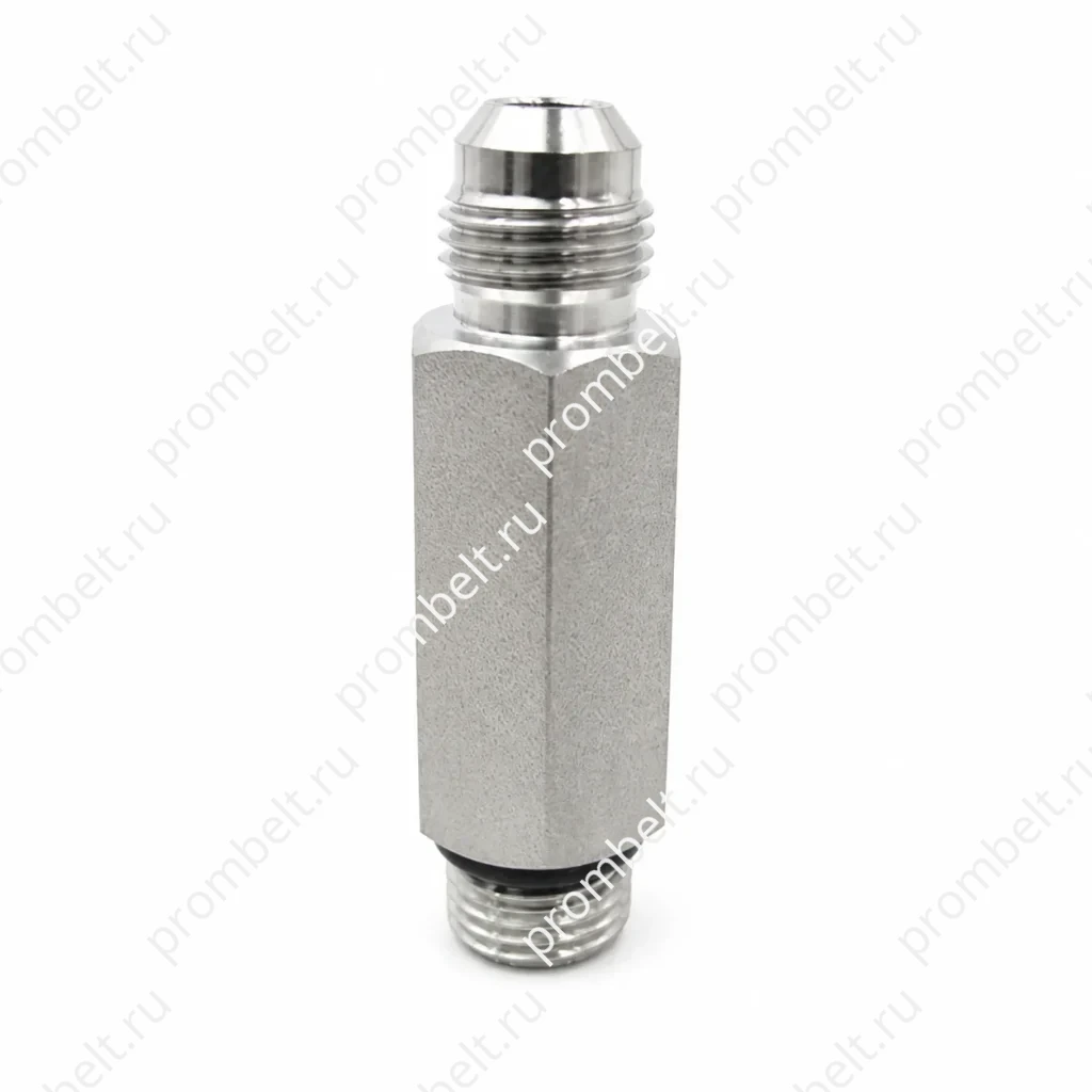 Прямой длинный переходник JIC–ORB с наружной резьбой JIC, SS316L, 1/4″-2″