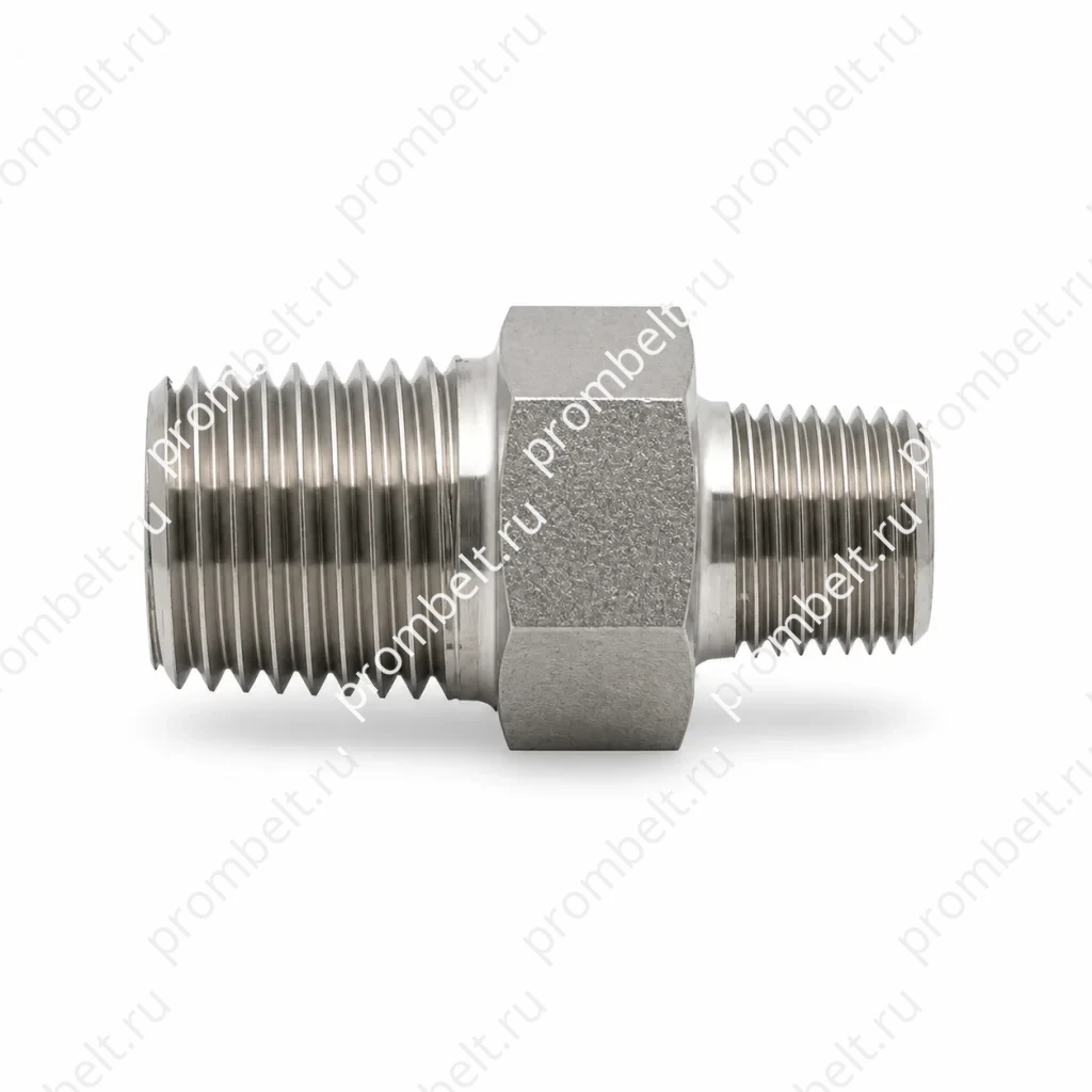 Прямой переходник NPT/NPTF штуцер-штуцер серии 5404 SAE № 140137 из нержавеющей стали 304/316/316L
