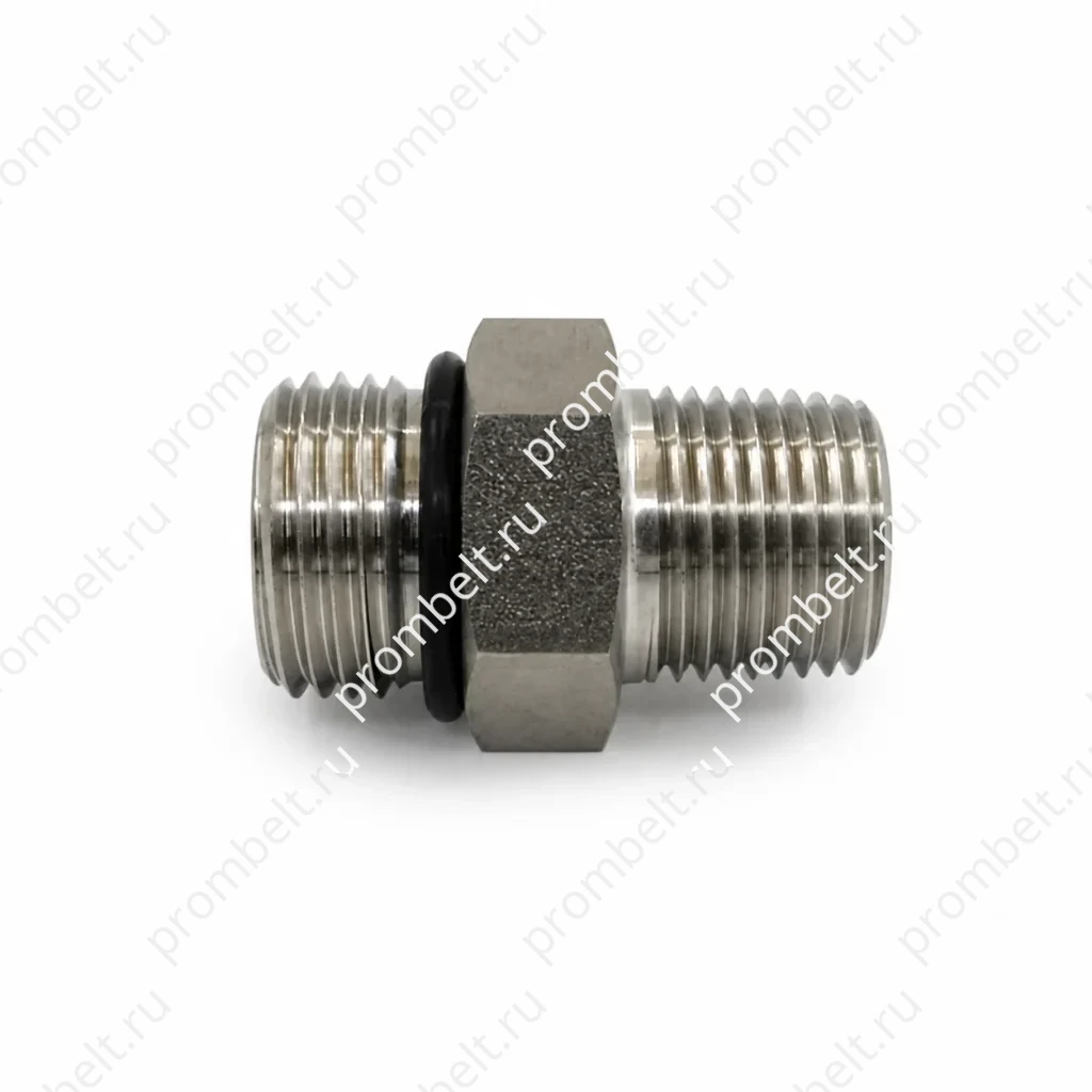 Прямой переходник SAE ORB с O-ring на NPTF, тип 6401-O, нержавеющая сталь 304/316/316L