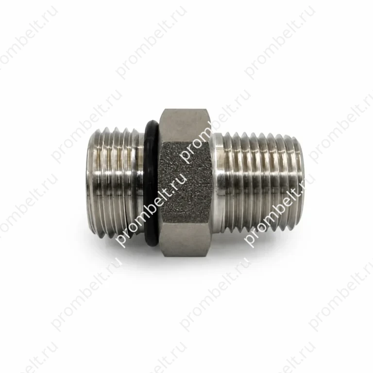 Прямой переходник SAE ORB с O-ring на NPTF, тип 6401-O, нержавеющая сталь 304/316/316L