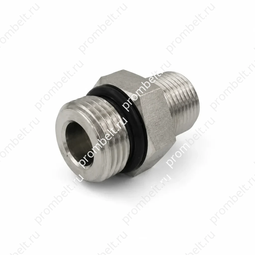 Прямой переходник SAE ORB с O-ring на NPTF, тип 6401-O, нержавеющая сталь 304/316/316L