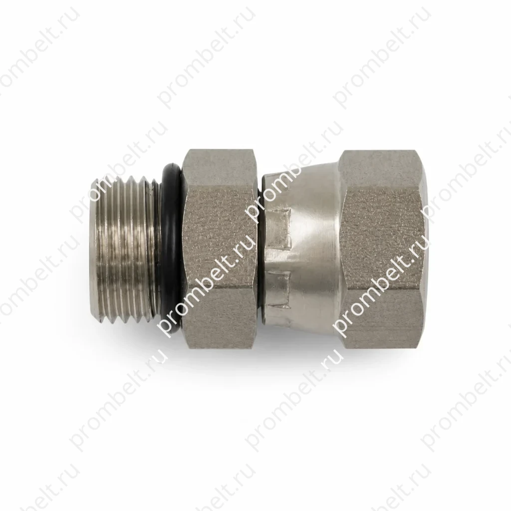 Прямой переходник 6900 SAE № 140157 O-ring Boss UNF/UN-2A на NPSM с накидной гайкой из нержавеющей стали