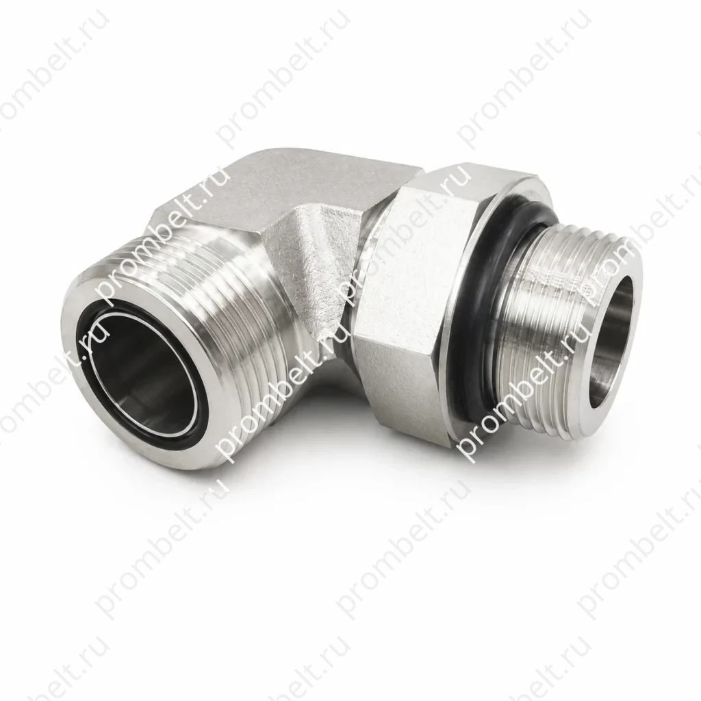 Угловые адаптеры ORFS 90° серии FS6801 SAE № 520220 из нержавеющей стали 316