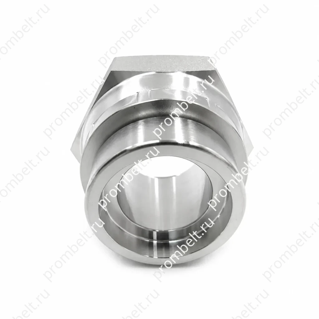 Прямой приварной фитинг BSPP с накидной гайкой и конусом 60°, 1/4"–2"