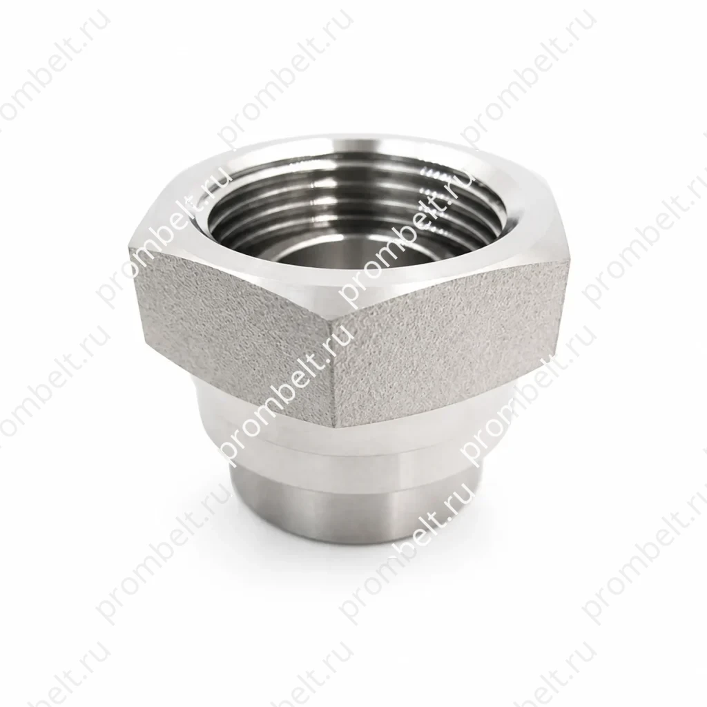 Приварной прямой гидравлический фитинг BSP с накидной гайкой, SS316L, 1/4″-2″