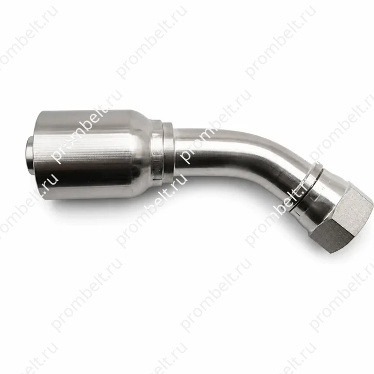 Угловой обжимной фитинг серии 43 JIC с накидной гайкой, SS304/SS316L