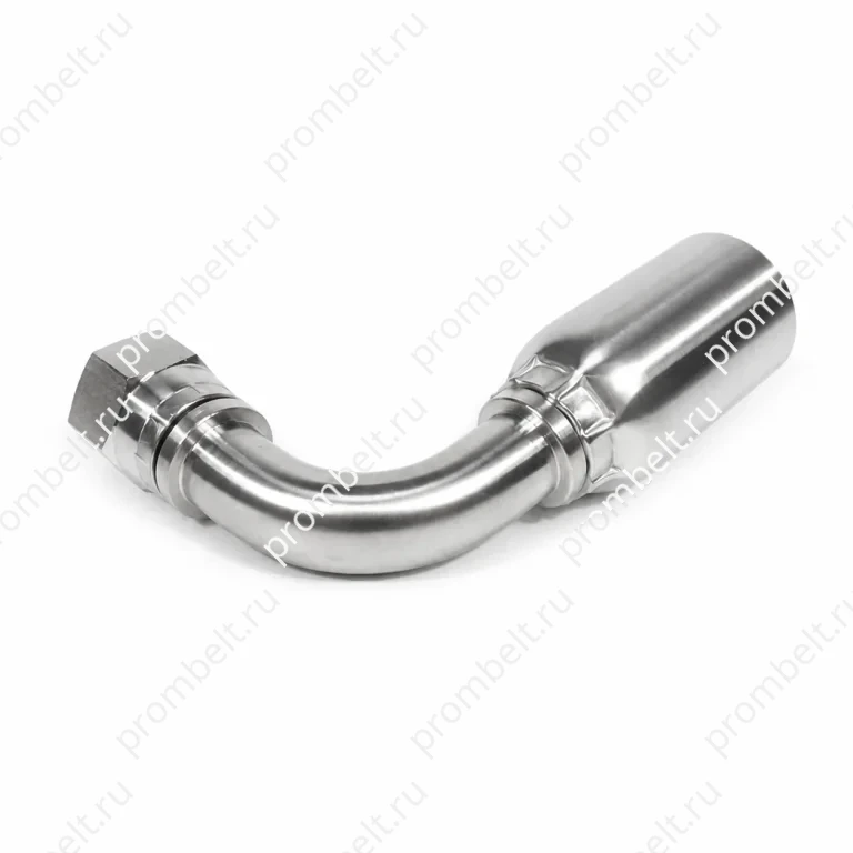 Обжимной фитинг РВД серии HY JIC 74° с накидной гайкой, угол 90°, SS304/SS316/SS316L