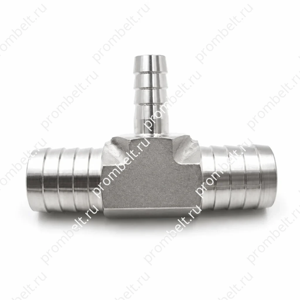 Тройник с ершами для рукавов 1/4″-1″ для низкого давления
