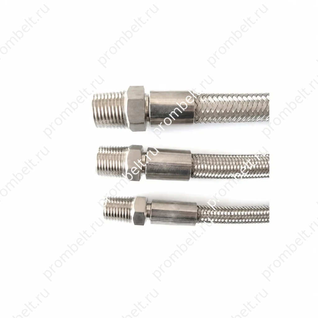 Окончания рукавов PTFE с наружной конической резьбой NPT